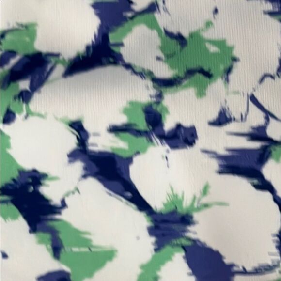 PGA Tour White and Blue-Green Patterned Mini Skirt - Picture 3 of 5